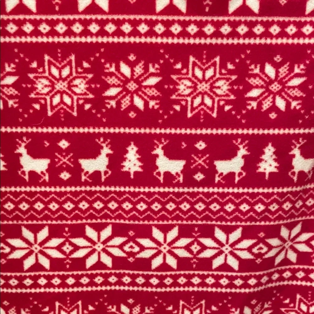 Lands' End Holiday Fleece Womens Tunic Size M - Picture 4 of 7